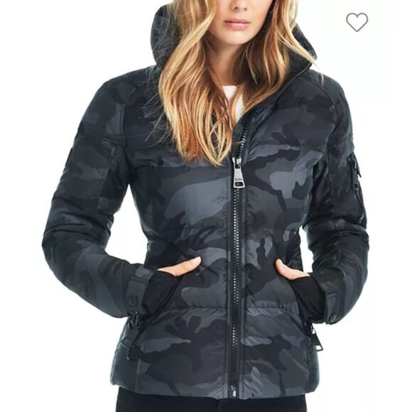 SAM Camo Freestyle Down Puffer Jacket M - Picture 4 of 12